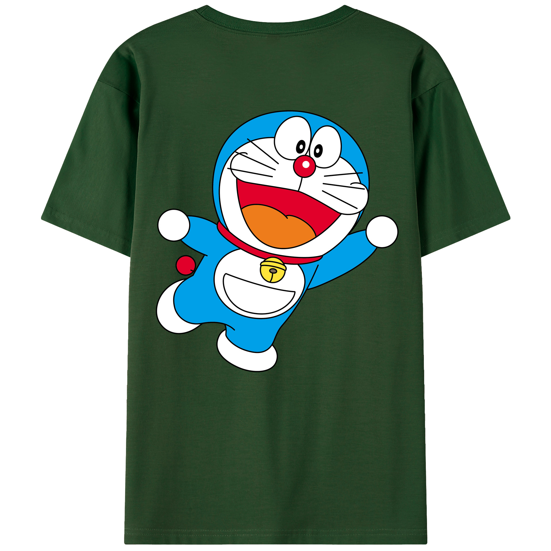 （画像用） ドラえもん Doraemon 綿100％半袖Tシャツ（背面プリント）